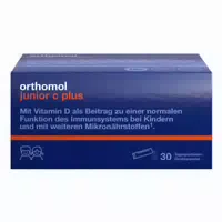 Orthomol Junior C Plus Mit Vitamin C Himbeer Limetten Geschmack Direktgranulat