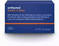 Orthomol Junior C Plus mit Vitamin C Waldfrucht und Mandarine Orange Kautabletten