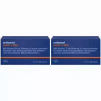 Orthomol Junior C Plus mit Vitamin C als Beitrag zu einer Normalen Funktion des Immunsystems Mandarine Orangen Geschmack Kautabletten