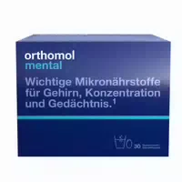 Orthomol Mental mit Omega 3 Fettsäure, Magnesium und Vitamin B12 Granulat Kapseln