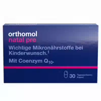 Orthomol Natal Pre 30 Kapseln Wichtige Mikronährstoffe bei Kinderwunsch für die Frau