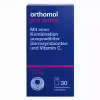 Orthomol Pro Junior Enthält Eine Kombination Ausgewählter Darmsymbionten Und Vitamin C Kautabletten