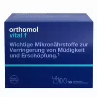 Orthomol Vital F Für Frauen Bei Müdigkeit Mit B Vitaminen, Omega 3 Und Magnesium Granulat Tabletten Kapseln Orangen Geschmack