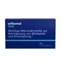 Orthomol Vital Mikronährstoffe bei Müdigkeit und Erschöpfung mit B Vitaminen, Omega 3 und Magnesium Trinkampullen Kaps Jetzt 10% mit dem Code Orthomol10 Sparen