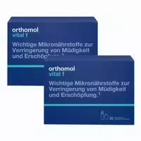 Orthomol Vital F Mikronährstoffe für Frauen bei Müdigkeit und Erschöpfung mit B Vitaminen, Omega 3 und Magnesium Trinkampullen Kaps Jetzt 10% mit dem Code Orthomol10 Sparen