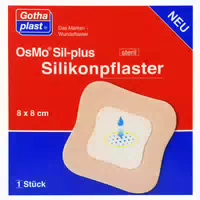 Osmo Sil Plus Silikonpflaster 8x8 cm Ste 1 st