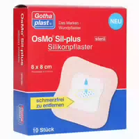 Osmo Sil Plus Silikonpflaster 8x8 cm Ste 10 st