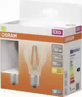 Osram Ledscla60 5,9w 827 230vglfr E27 Warmweiß