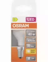 Osram Ledsclb40 3,4w 827 230v Fil E14 Warmweiß