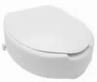 Ossenberg Toilettensitzerhöhung 10 cm Mit Deckel – Werkzeugfrei, Rutschfest
