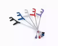 Ossenberg Unterarmgehhilfe mit Ergonomischem Handgriff Grau