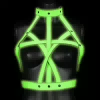 Ouch! Glow In The Dark Brust Harnisch