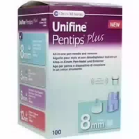 Unifine Pentips Plus Kanüle 31 G 8 Mm 100 St Kanüle
