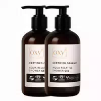 Oxy8 Naturkosmetik Aqua Relative Shower Gel – 2er Pack Duschgel für Feuchtigkeit & Sensible Haut