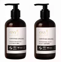 Oxy8 Naturkosmetik Körperpflege Set – Duschgel & Body Lotion für Straffe, Zarte Haut