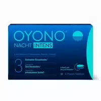 Oyono Nacht Intens Mit 1,9mg Melatonin Und Ashwagandha, Baldrian, Lavendel