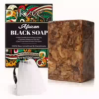 P Beauty Afrikanische Schwarze Naturseife für Hautpflege
