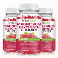 P Beauty Magnesium Glycinat Gummis 600 mg Hochdosiert für Entspannung und Gesundheit