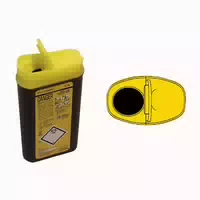 Dahlhausen Abwurfbehälter Sharpsafe Exchange 0,45 L Öffnung Ohne Abkopplung 1 St
