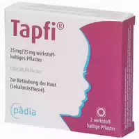 Tapfi 25 mg und 25 mg Wirkstoffhaltiges Pflaster 2 Stück