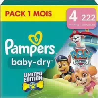 Pampers Baby Dry Gr 4 Paw Patrol 9 14kg