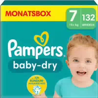 Pampers Windeln Größe 7 15kg Baby Dry 132 st