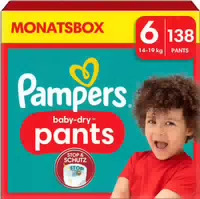 Pampers Baby Dry Pants Gr 6 Xl 13 19kg Monatsbox