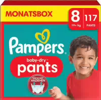 Pampers Baby Dry Pants Gr 8 Xl 17 Kg Monatsbox