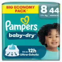 Pampers Baby Dry Windeln Gr 8, 17 kg