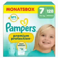 Pampers Premium Protection Gr 7 Monatsbox 15 kg