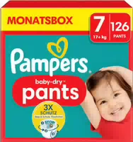 Pampers Windeln Baby Dry Pants Gr 7 Extra Large 17 kg