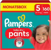Pampers Windeln Pants Größe 5 Baby Dry, 160 Windeln, 12kg 17kg, 360° Fit Hilft, Auslaufen Zu Verh