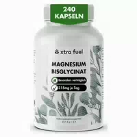 Xtra Fuel Magnesiumbisglycinat Chelatiertes Magnesium 480 St