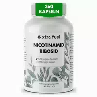 Xtra Fuel Nicotinamid Ribosid Nad Vorstufe mit Niacin für Energie & Vitalität 360 st