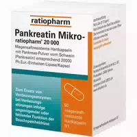 Pankreatin Mikro Ratiop 20000 Magens Hartkapseln