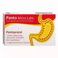 Panto Micro Labs 20 Mg Magensaftresistent Tabletten Bei Sodbrennen