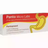 Panto Micro Labs 20mg Magensaftresist Tabletten bei Sodbrennen