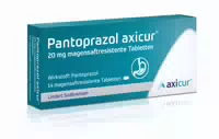 Pantoprazol Axicur 20 mg bei Sodbrennen 14 st Tabletten Magensaftresistent