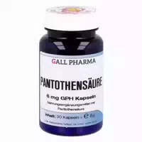 Gall Pharma Pantothensäure 6 mg Gph Kapseln