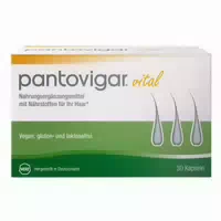 Pantovigar Vital Kapseln mit Nährstoffen für die Haare 180 Kapseln