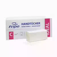 Fripa Papierhandtücher C Falz 25 X 50 Cm Hochweiß Ideal 1 Lagig 20 X 120 Blatt = 2400 Blatt 2400 St