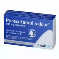 Paracetamol Axicur 500 mg Tabletten
