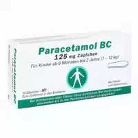 Paracetamol Bc 125 mg Suppositorien