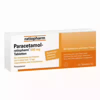 Paracetamol Ratiopharm 500 mg Tabletten Kopfschmerzen und Fieber Effektiv Lindern