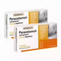 Paracetamol Ratiopharm 75 mg Zäpfchen