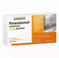 Paracetamol Ratiopharm 75mg 10 St Suppositorien