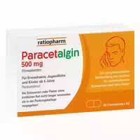Paracetalgin 500 Mg Bei Schmerzen & Fieber 20 St Filmtabletten