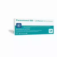 Paracetamol 500 1a Pharma 20 St Tabletten