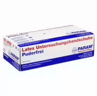 Handschuhe Einmal Latex Puderfrei L