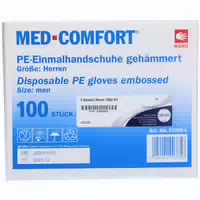Ampri Med Comfort Pe Einmalhandschuhe Gehämmert